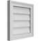 Ekena Millwork Vertical Surface Mount PVC Gable Vnt: Non-Functional, w/2"W x 1-1/2"H, Brickmould Frame, 16"W x 16"H GVPVE16X1602SN - alternate 4